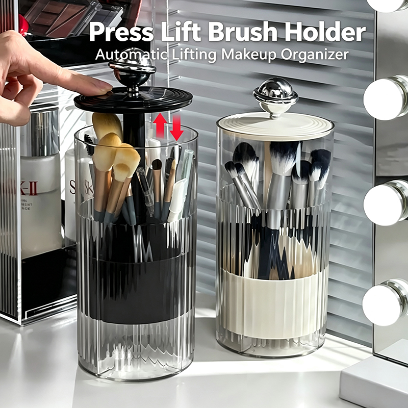 Luxury Skincare And Makeup Brands - Soporte automático para brochas de maquillaje,